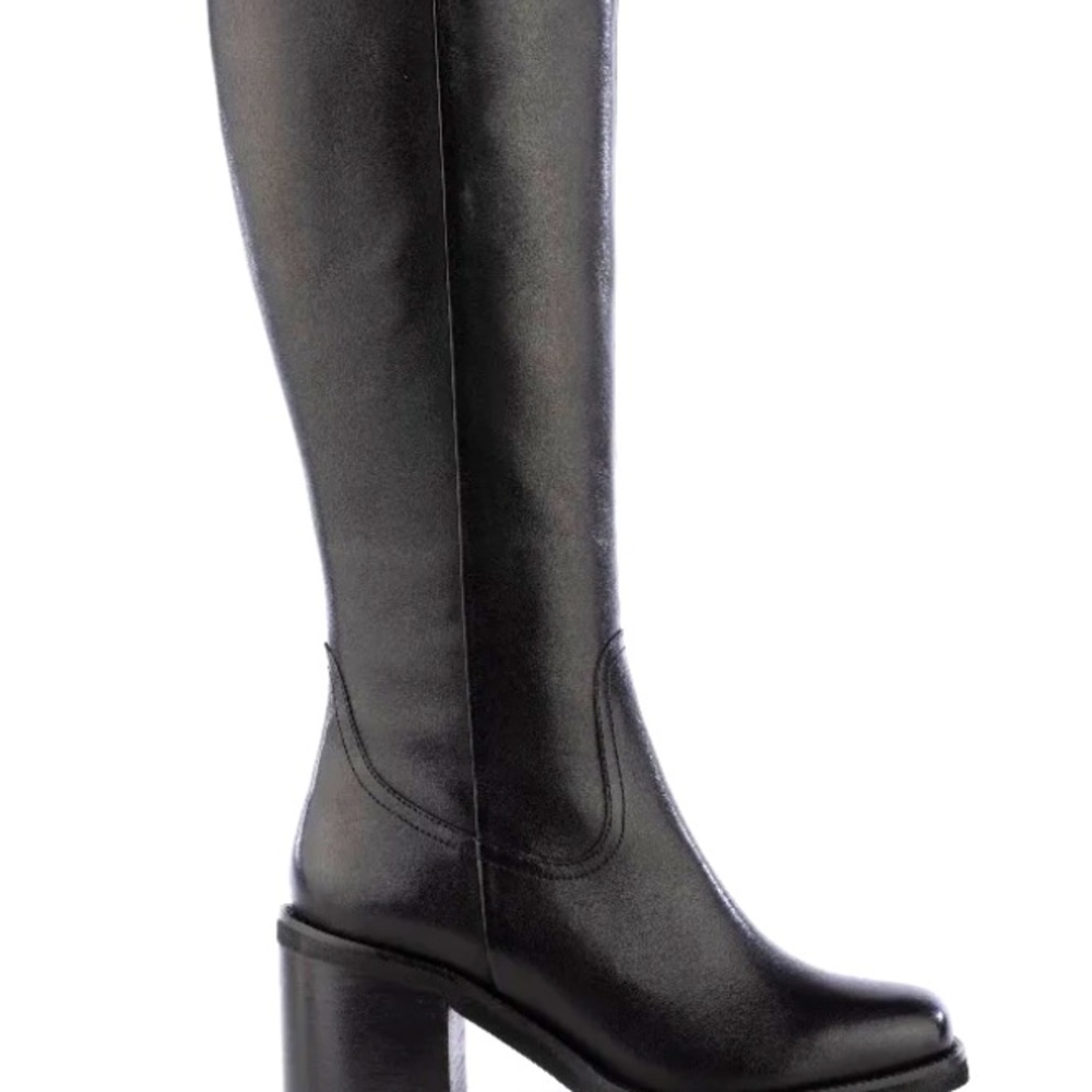 Seychelles Ininerary Black Leather Boots